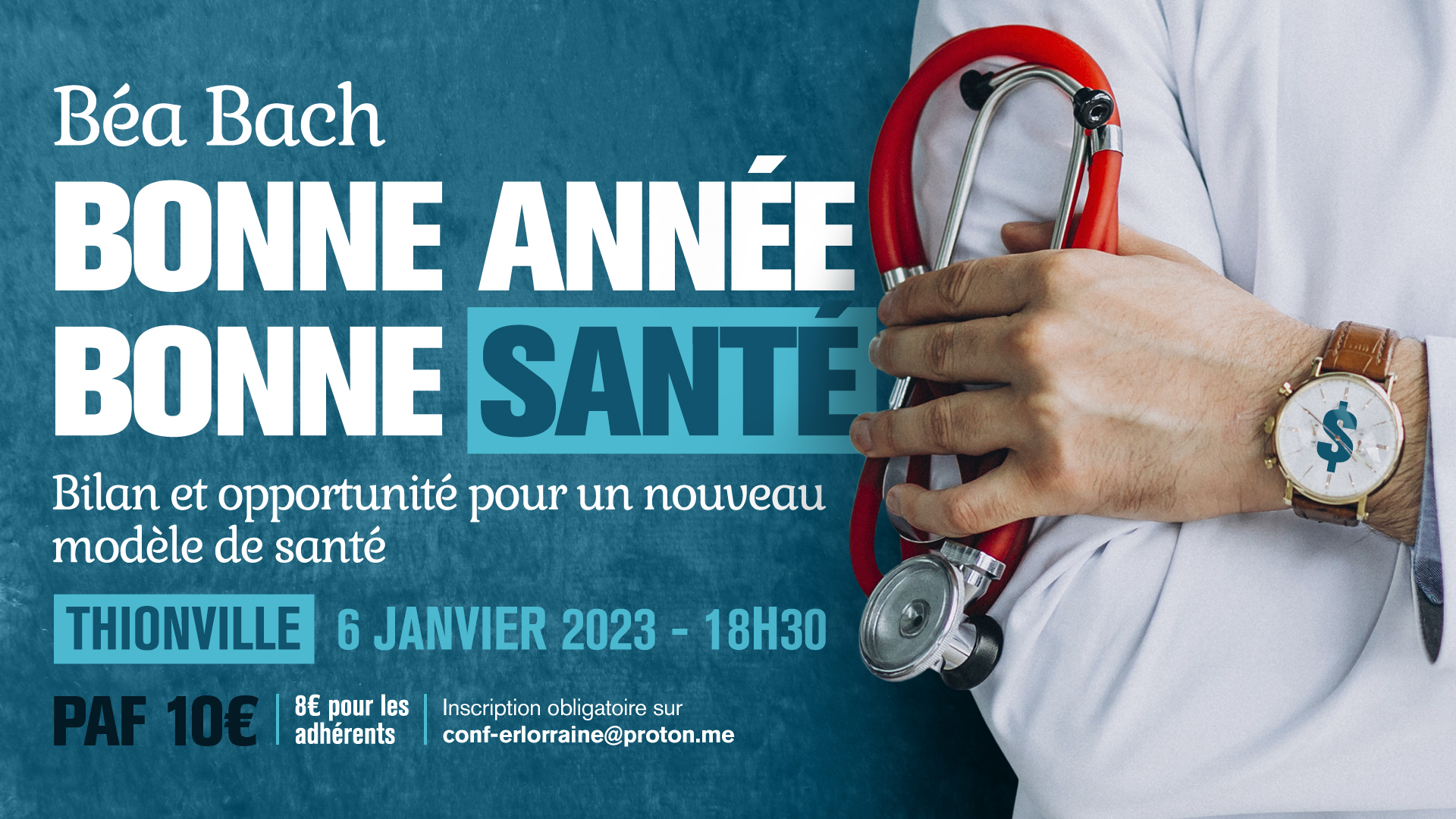 Bonne année, bonne santé – Conférence de Béa Bach à Thionville