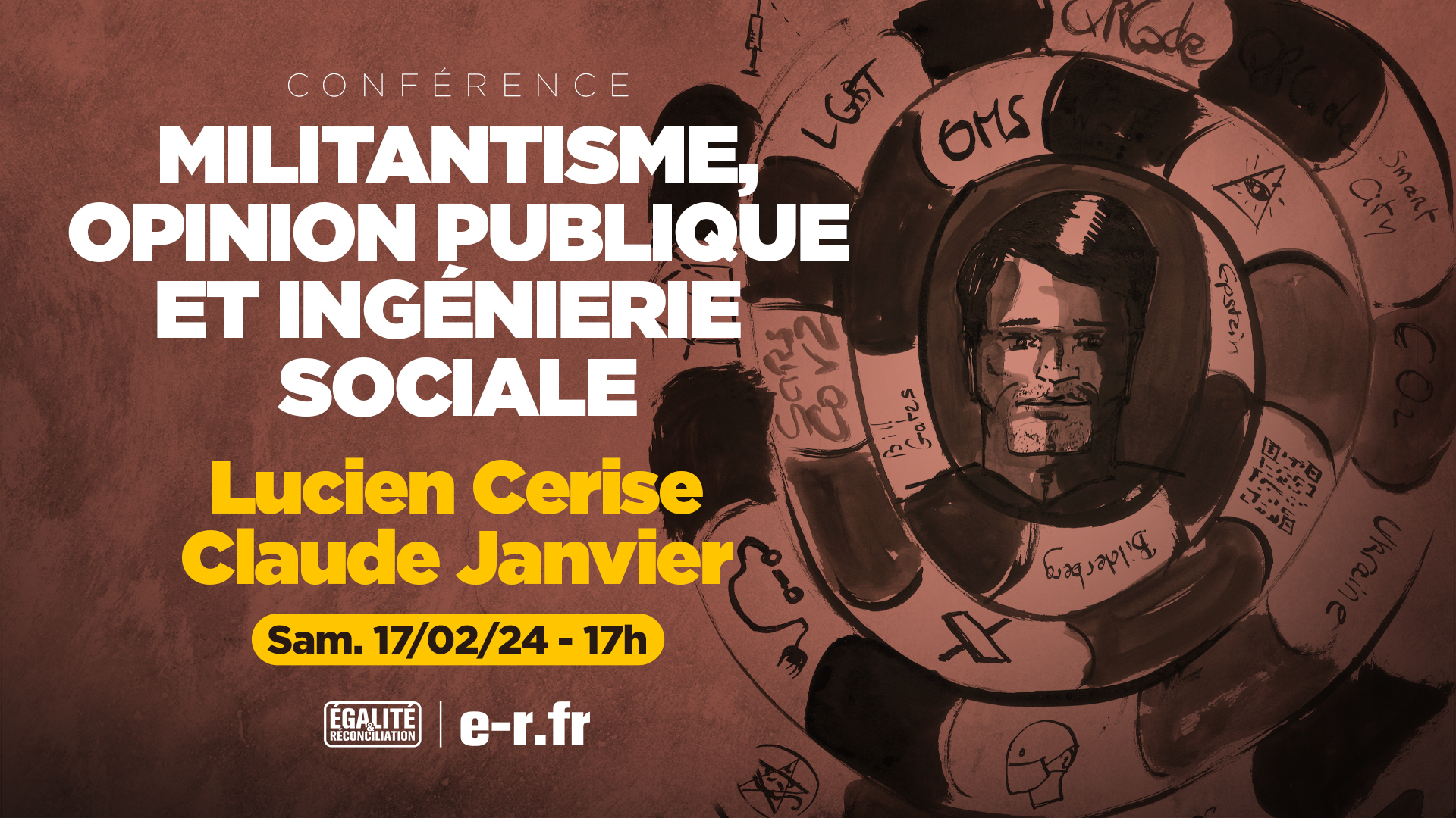 Militantisme, opinion publique et ingénierie sociale – Conférence de Lucien Cerise et Claude Janvier à Périgueux