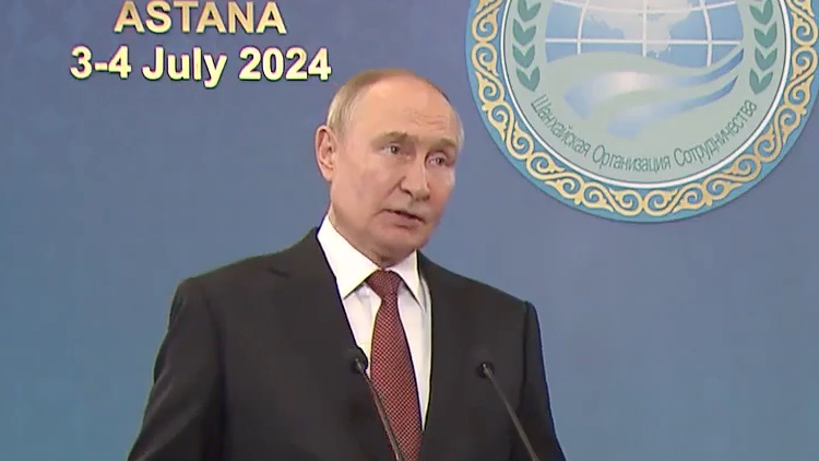 Conférence de presse de Vladimir Poutine à l’issue du sommet de l’OCS