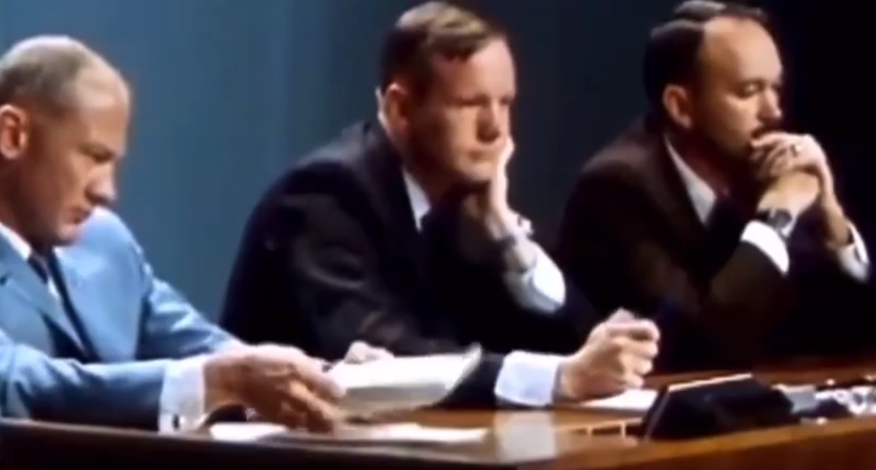 20 juillet 1969 : la conférence de presse lunaire des 3 astronautes