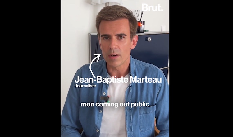 Jean-Baptiste Marteau, présentateur télé victime d’homophobie