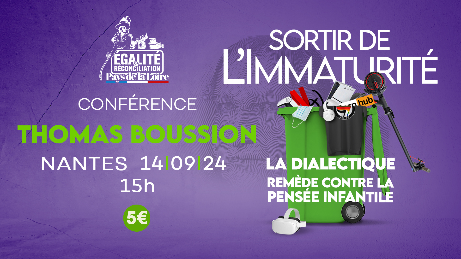 Sortir de l’immaturité : la dialectique, remède à la pensée infantile – Conférence de Thomas Boussion à Nantes