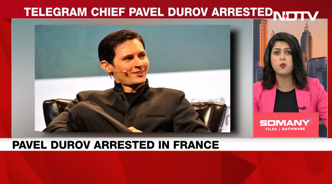 Le PDG de Telegram Pavel Durov arrêté en France