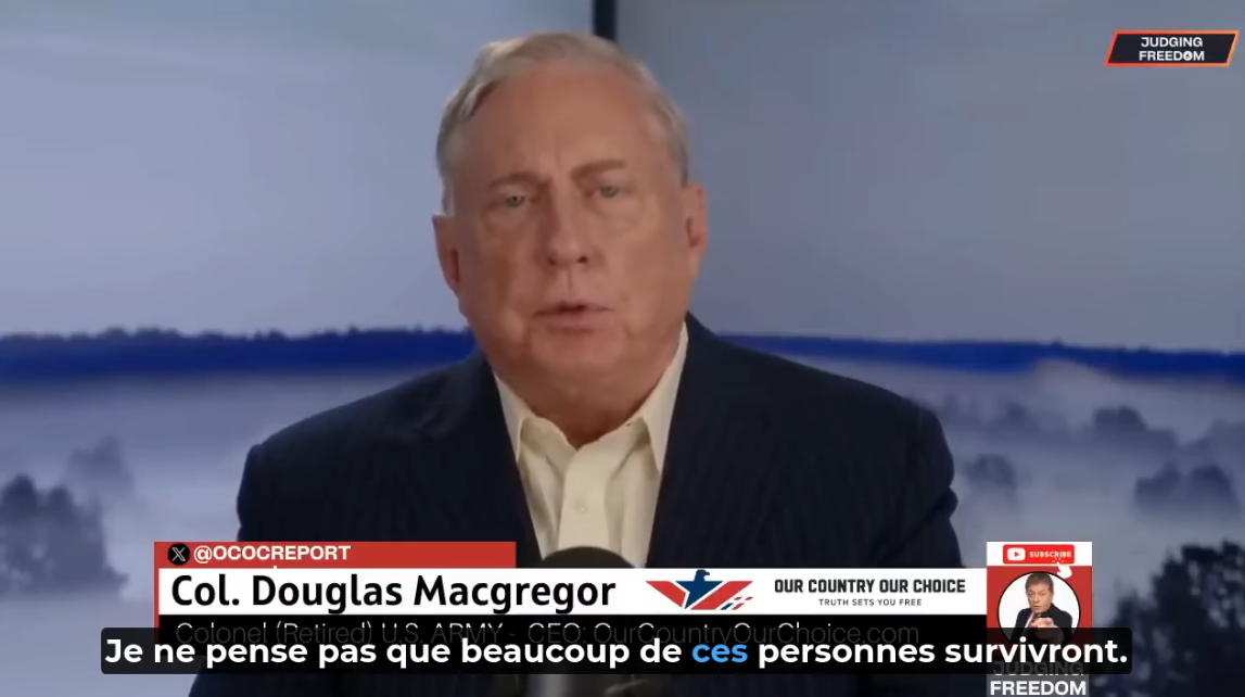 Col Macgregor de Koursk : « Toutes les armes lourdes ukrainiennes ont été détruites »