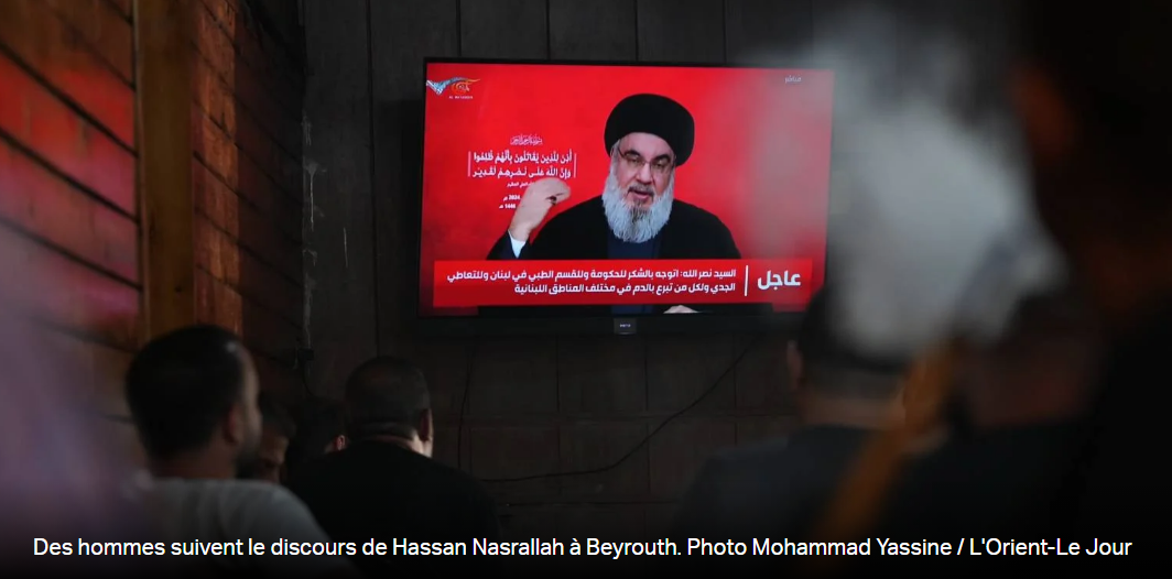 Terrorisme israélien au Liban : le discours d’Hassan Nasrallah