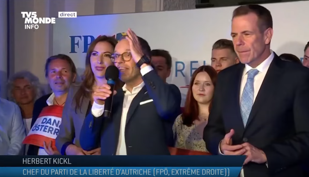 Victoire historique des nationalistes de Kickl aux législatives autrichiennes