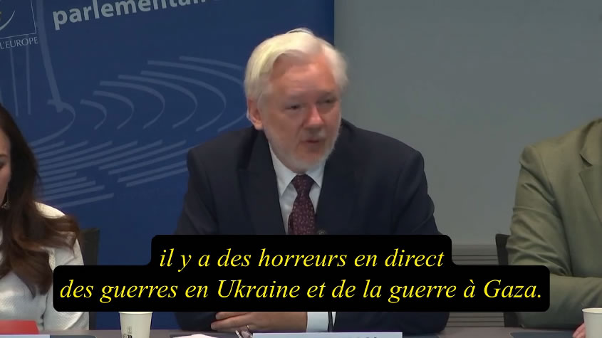 Julian Assange : sa première intervention choc après 14 ans de détention