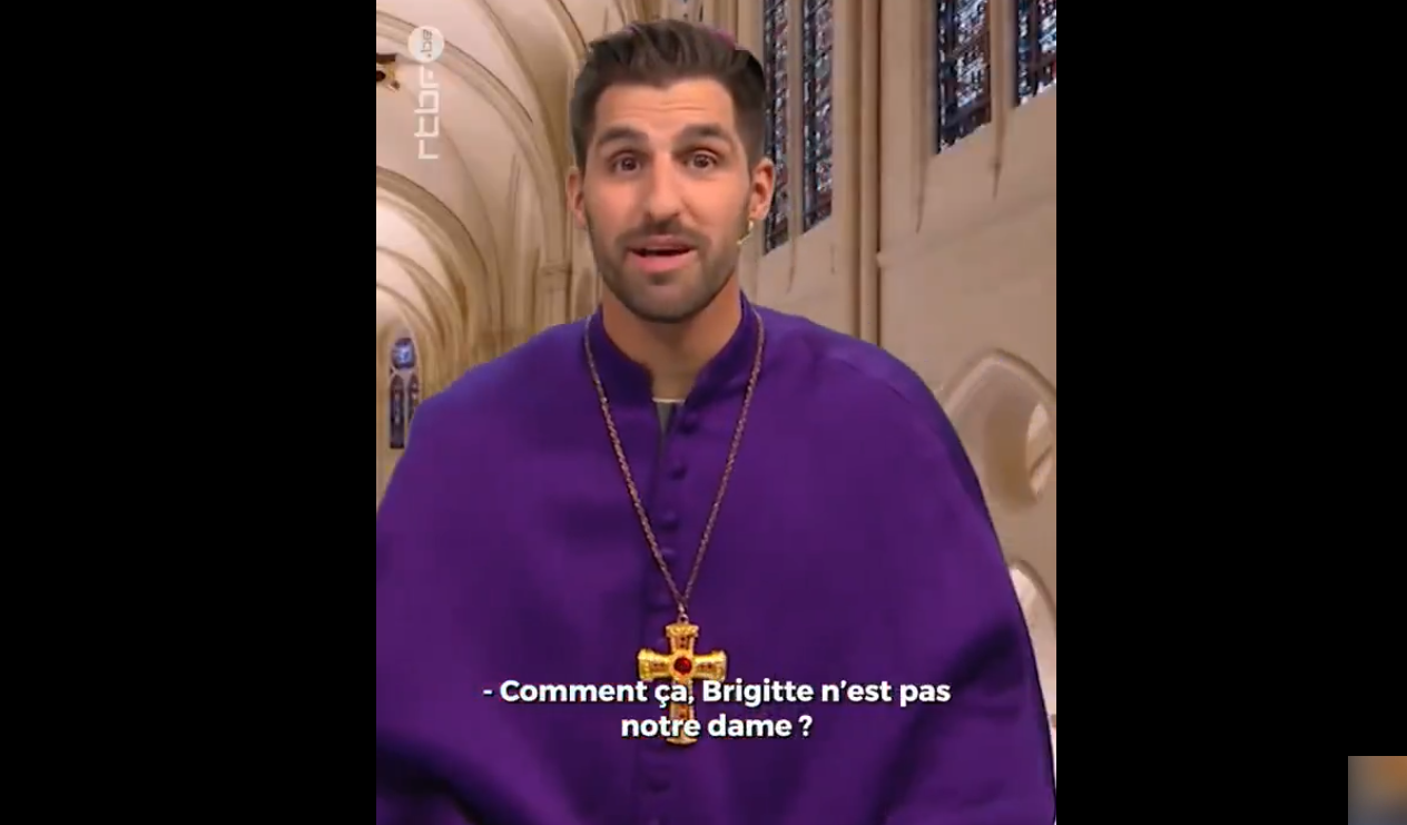 L’inauguration de Notre-Dame par la télé belge