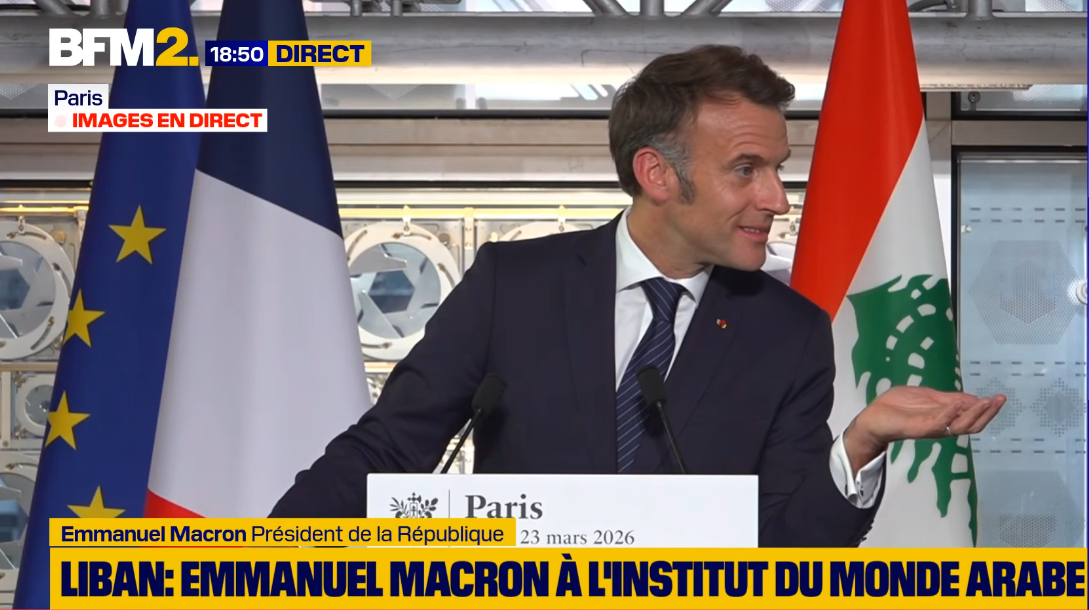 Emmanuel Macron, grand défenseur du Liban, de Jack Lang et de Jean-Paul Rouve