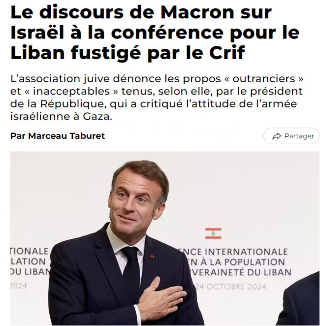 Macron antisémite